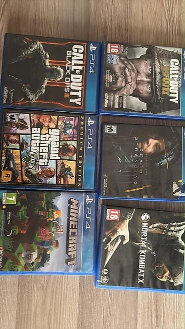 ps4 silm: PS4 — 500 GB, az istifadə olunub, cızığı yoxdur və səliqəli — 2