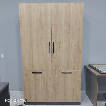 qara parça: Yeni, 4 qapılı, Qəhvəyi, Taxta, Açılan, Düz dolab — 1