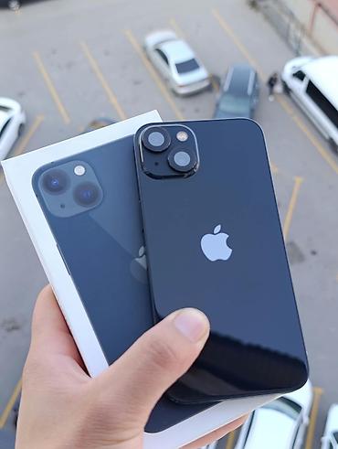 Мобильные телефоны: IPhone 13, Б/у, 128 ГБ, Midnight, Чехол, Коробка, 89 % — 2
