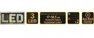 Ostali ručni alati: Telescopska LED lampa sa fleksibilnim vratom i magnetom – VOREL - — 10