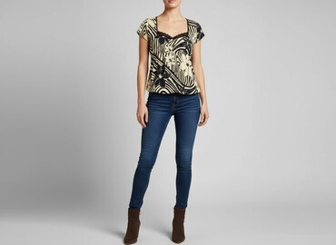 bluzki z koronką plus size: ANTALL, Жіноча блуза, розмір S