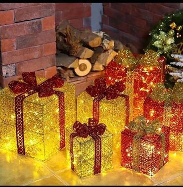 yeni ile aid dirnaq bezekleri: İşıqlı Hədiyyəlik dekor qutular 🎁 Yolkanizin etrafını daha gözəl və