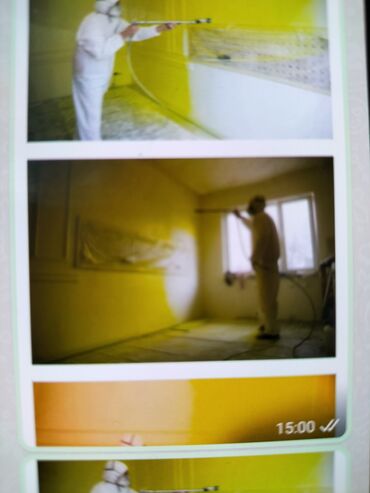 безвоздушная: Покраска стен, Покраска потолков, Покраска окон, На масляной основе, На водной основе, Больше 6 лет опыта