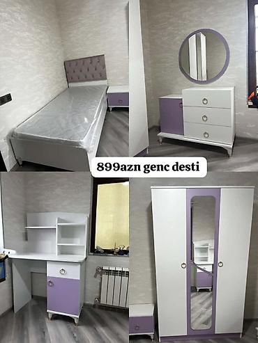 genc otaqi: Oğlan və qız üçün, Yeni, Təknəfərlik çarpayı — 1