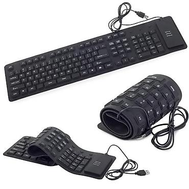 Tastature: Savitljiva silikonska USB tastatura – pune veličine sa numeričkim — 3