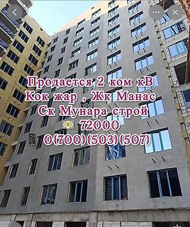 700: 2 комнаты, 69 м², Элитка, 5 этаж, ПСО (под самоотделку) — 1