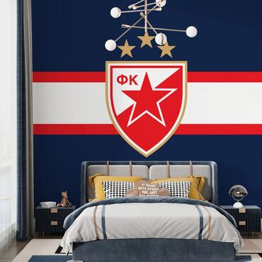 Ostalo: Zidne fototapete sa motivima FK Crvena zvezda - Tematski dizajn za — 11
