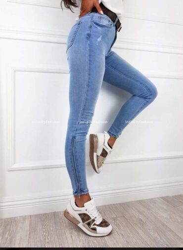 Farmerke: Pamuk, Visok struk, Drugi kroj — 15