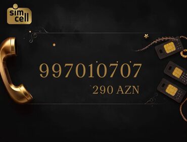 SİM-kartlar: Nömrə: ( 099 ) ( 7010707 ), Yeni