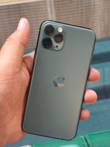iphone xs цена бишкек: IPhone 11 Pro, 256 ГБ, Matte Midnight Green
