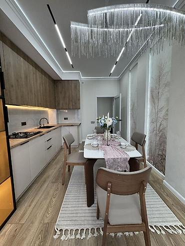 royal construction: 3 комнаты, 77 м², Асанбай мкр Элитка, 11 этаж, Дизайнерский ремонт — 2