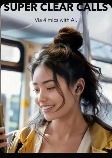 en ucuz airpods: Yeni Simsiz (Bluetooth) Qulaqcıqlar, Anker, rəng - Qara