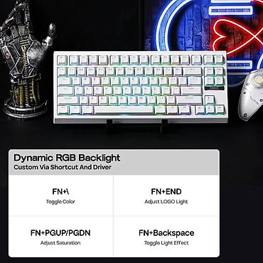 logitech superlight 2: Клавиатура, Механическая, Bluetooth, Проводное подключение, Размер: 75% — 4