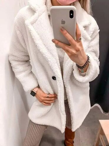 Kaputi: Ženska teddy kaput/jakna sa krupnim plišanim flisom. Model do sredine na lalafo.rs — 7 Kaputi: Ženska teddy kaput/jakna sa krupnim plišanim flisom. Model do sredine — 7