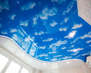 Натяжной потолок: Натяжные потолки под ключ - Любые типы: матовые, глянцевые — 11