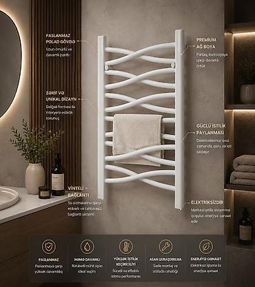 nerj vanna: ▪️Paslanmaz materialdan dəsmalqurudanlar (Nerj 304) — 1