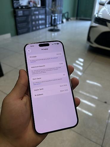 apple ipad 13: IPhone 16 Pro Max, 256 GB, Natural Titanium, Face ID, Simsiz şarj, Sənədlərlə — 3