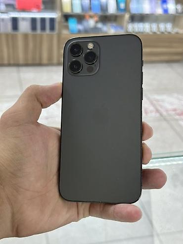 iphone 12 pri: IPhone 12 Pro, Б/у, 256 ГБ, Графит, 80 % — 2