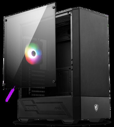 Korpuslar: Msi mag forge 110r gaming case 🔸atx / m-atx / itx 🔸2 ×usb 3.2 gen1 — 13