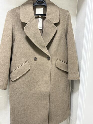 Пальто: Пальто, Халат, Зима, Длинная модель, Двубортная модель, M — 4