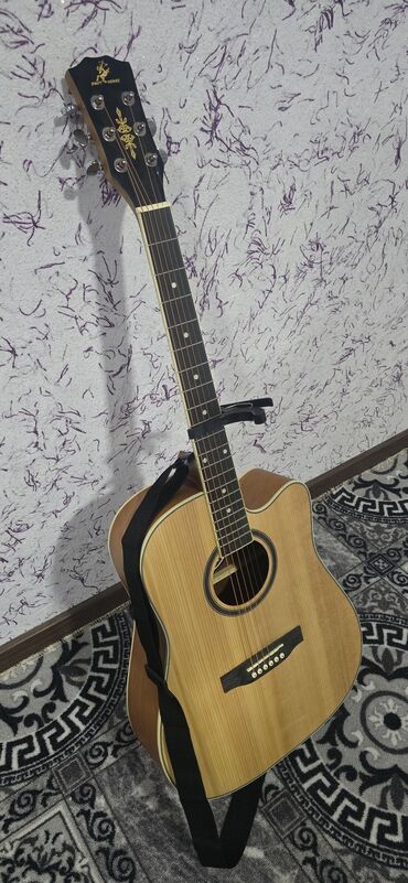 Гитары: Акустическая гитара не битый не крашеный не сломанный нетрешенный всё — 3