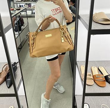 Классикалык сумкалар: Сумка-тоут женская charles keith оригинал цвет карамельный (теплый — 2