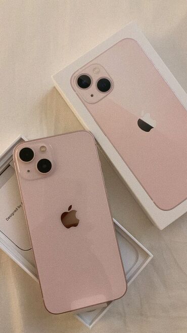 ayfon 22: IPhone 13, 128 ГБ, Розовый, Гарантия, Отпечаток пальца, Face ID