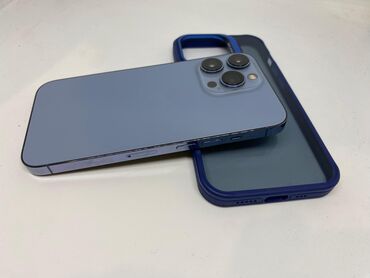Apple iPhone: IPhone 13 Pro, Б/у, 128 ГБ, Голубой, Защитное стекло, Чехол, 87 % — 3