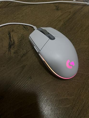 komputer korpusu: Logitech G203 seriyası simli oyun siçanı – ağ rəng Əla vəziyyətdədi — 1