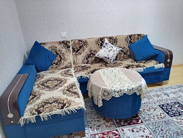 işlenmis divanlar: Угловой диван, Б/у, Раскладной, С подъемным механизмом, Ткань, Нет доставки