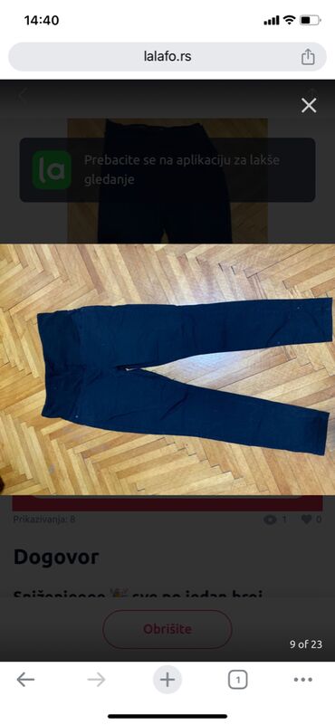 Farmerke: Pantalone, farmerke, trenerke,helanke🎉 snizenjee… sve po jedan model — 5