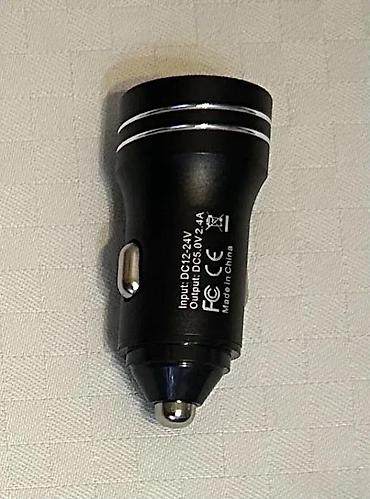Ostalo: Auto punjač metalni 2USB DC5.0V 2.4A NOVO. OPIS PROIZVODA: Visoko — 5