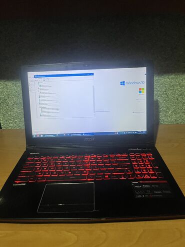 msi gf76: Ноутбук, MSI, 8 ГБ ОЗУ, Intel Core i5, 15.6 ", Б/у, Для работы, учебы, память SSD