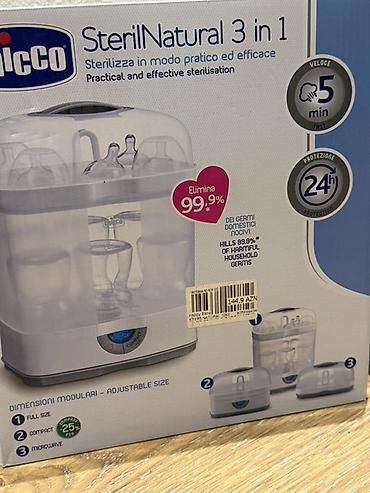 ÖZ QİYMƏTİ 150 MANATDIR,ÇOX AZ İSTİFADƏ OLUNUB. Chicco SterilNatural