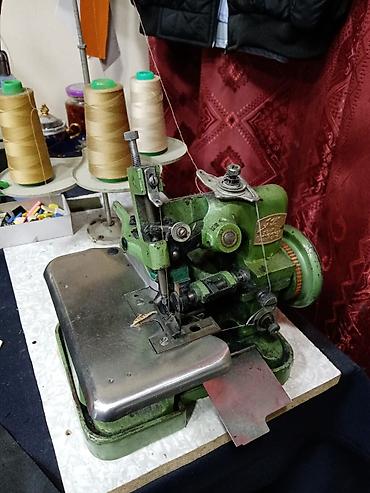 Tikiş maşınları: Tikiş maşını İşlənmiş,Overlok, 3 saplı, Ünvandan götürmə — 2