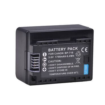 аккумуляторы для ибп km battery: АКУМУЛЯТОР ДЛЯ КАМЕР CANON BP-718 + Арт.1514 Совместимость