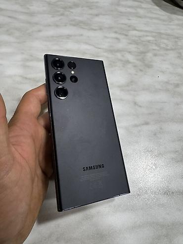 Техника и электроника: Samsung Galaxy S23 Ultra, 256 ГБ, цвет - Черный, Отпечаток пальца — 4