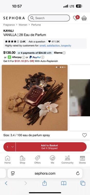 Ətriyyat: Kayali Vanilla | 28 Eau de Parfum, xaricden alinib,2eded alindigi ucun lalafo.az -da Ətriyyat: Kayali Vanilla | 28 Eau de Parfum, xaricden alinib,2eded alindigi ucun