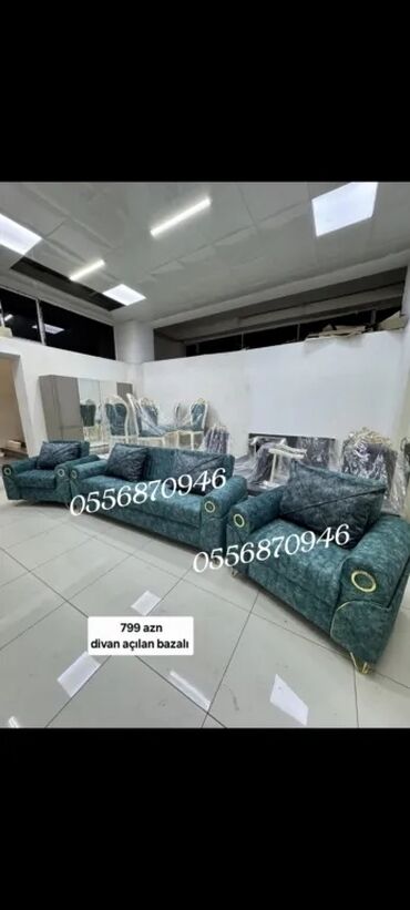 Sifarişlə divanlar: Divan, Qonaq otağı üçün, Parça, Bazalı, Açılan, Kitab — 5