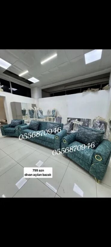 Sifarişlə divanlar: Divan, Qonaq otağı üçün, Parça, Bazalı, Açılan, Kitab — 21