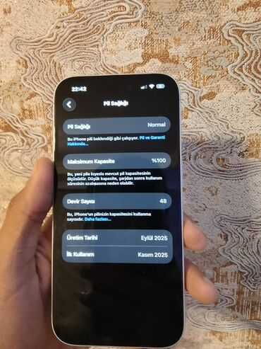 Apple iPhone: IPhone 16, Ağ, Face ID — 5