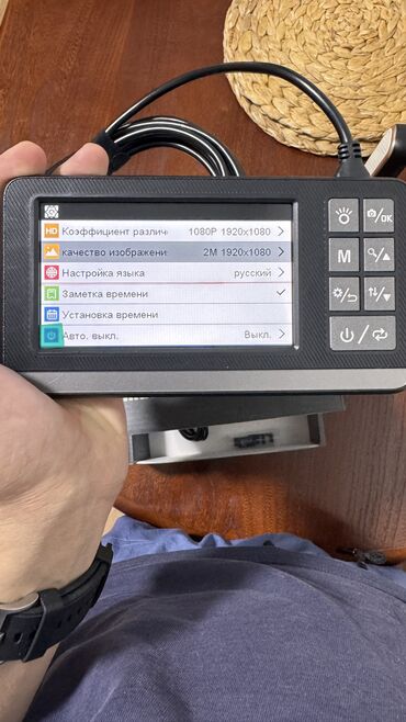 Другая автоэлектроника: Эндоскоп с монитором Кабель 3 метра Две камеры, прямая и боковая — 5