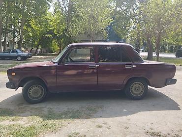 VAZ (LADA): VAZ 2107 sedan - Kuzov: 4 qapılı sedan, tünd bordo rəng - Mühərrik — 5
