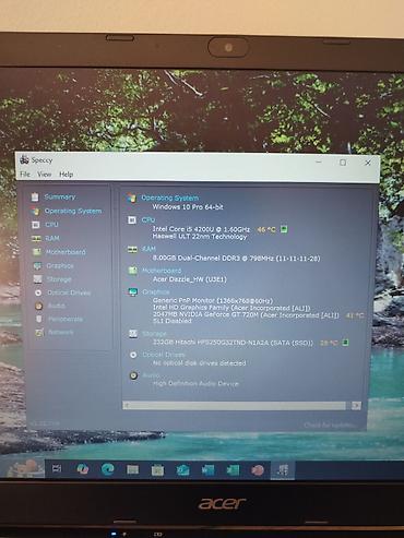 pink mladenovac: Acer 15,6inc/IntelQuadCore/256GbSSD/8GbRam/Bat4h/Povoljno Prodajem — 9
