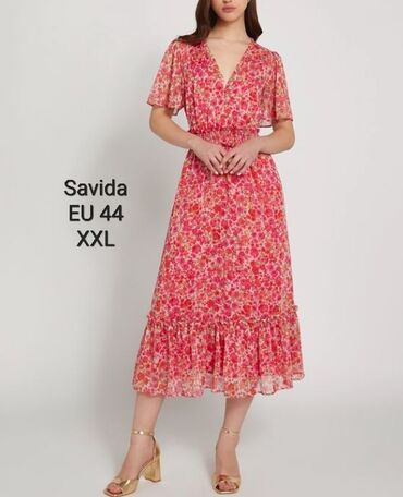 svecene haljine: 2XL (EU 44), color - Multicolored, Short sleeves