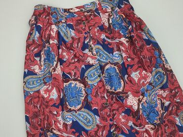 bordowa zamszowa spódnice: Skirt, 5XL (EU 50), condition - Very good
