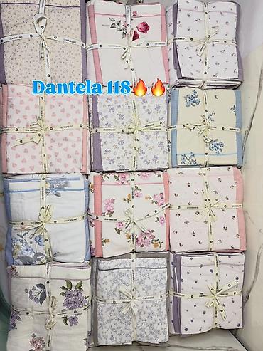 шапка зара: Постельное бельё Dantela 118 с нежными цветочными принтами. В — 1