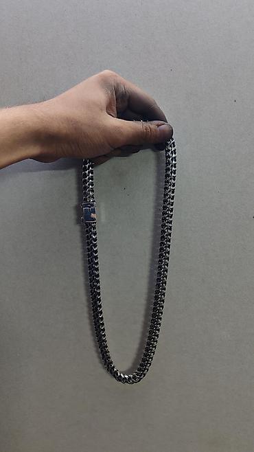 Серебряные цепочки: Серебряная цепь"Мегапитон" Вес 140 Длина 64 см. 100% Ручная работа — 12