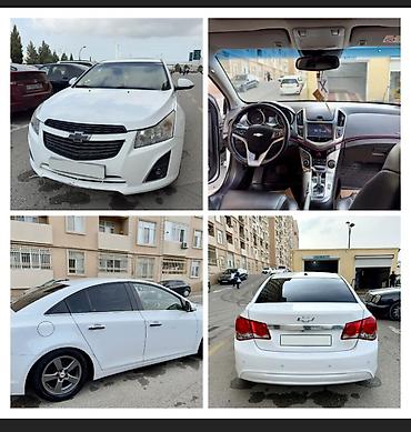 chevralet: Chevrolet Cruze sedan – ağ rəng, avtomatik transmissiya Texniki və — 1