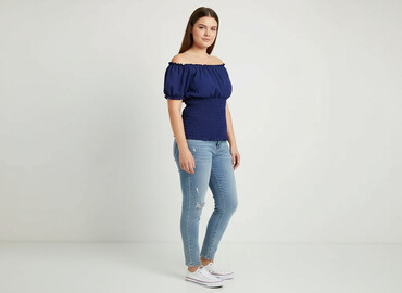 bluzki sylwestrowa plus size: Жіноча блуза, розмір XL